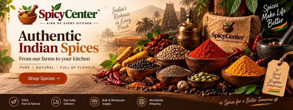 Authentic Indian spices from our farms to your kitchen — SpicyCenter