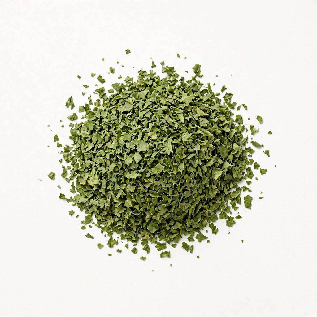 Dried coriander leaves
